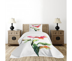 Flowering Poppy Bedspread Set