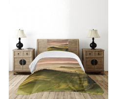 Trees Meadows Countryside Bedspread Set