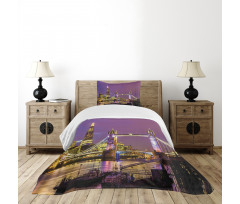 Tower Bridge in London Bedspread Set