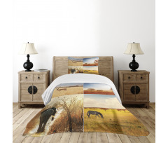 Wild Savannah Animal Bedspread Set