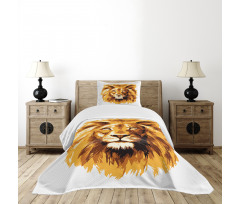 Tropics Safari Lion Art Bedspread Set