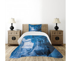 Glacier Frozen Cave Bedspread Set