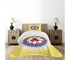 Round Circle Lotus Bedspread Set