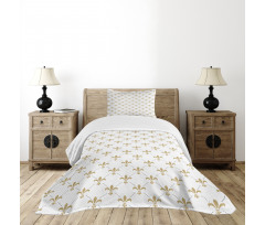 Vintage Style Lilies Bedspread Set