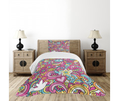 Funky 60s Fun Retro Bedspread Set