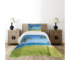 Coconut Palm Hawaii Bedspread Set