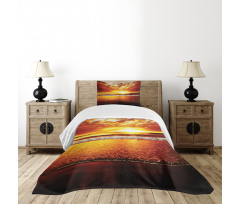 Colorful Sunset Summer Bedspread Set