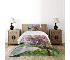 Spring Blooming Nature Bedspread Set