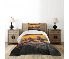 Cruise Ship Sun Bedspread Set