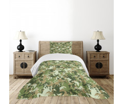 Skull Camouflage Design Bedspread Set