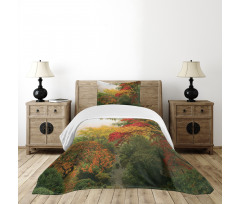 Portland Japan Garden Bedspread Set