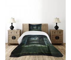 Dark Haunted Castle Bedspread Set