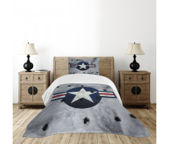 Star on Round Circle Bedspread Set