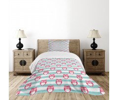 Flower Eyes Positive Mood Bedspread Set