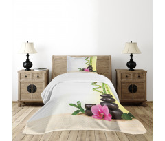 Bamboo Rocks Meditation Bedspread Set