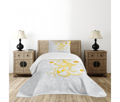 Daffodils Ornaments Art Bedspread Set