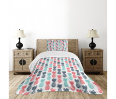 Stamped Minimal Backdrop Bedspread Set