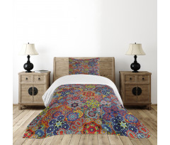 Combined Nested Paisley Bedspread Set