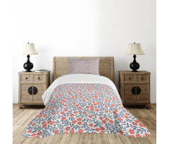 Retro Bohemian Floral Bedspread Set