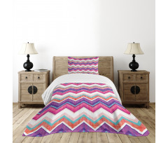 Colorful Groovy Art Bedspread Set