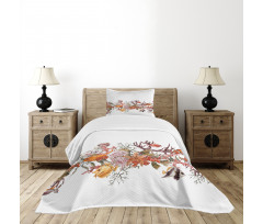 Coral Algea Sealife Bedspread Set