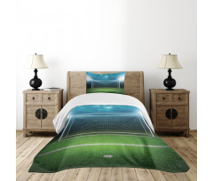 Soccer Football Game Bedspread Set