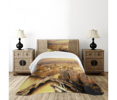 London Aerial Scenery Bedspread Set