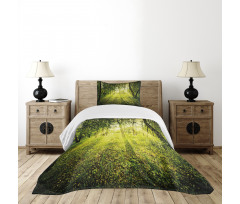 Scenic Morning in Nature Bedspread Set