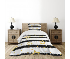 Dots Stripes Celebration Bedspread Set