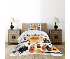 Happy Ghost Bedspread Set