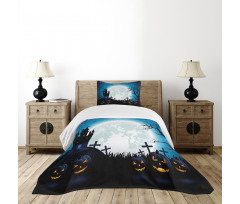 Moon Pumpkins Bedspread Set