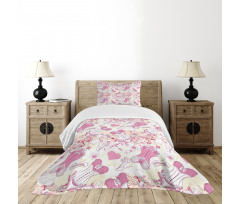 Vintage and Feminine Bedspread Set