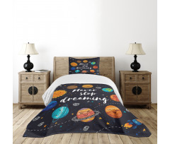 Outer Space Star Cluster Bedspread Set