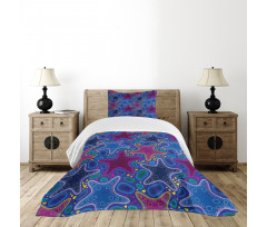 Starfish Animal Art Bedspread Set