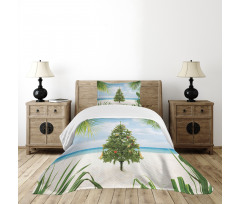 Holiday Party Tree Bedspread Set