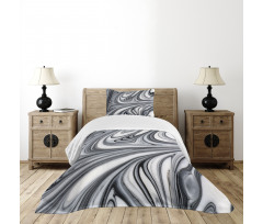 Black White Surreal Art Bedspread Set