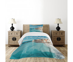 Seascape Ocean Coast Bedspread Set