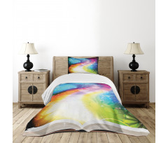 Fairy Tale Book Rainbow Bedspread Set