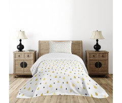 Raindrops Glimmer Bedspread Set