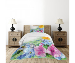 Spring Blossom Bedspread Set