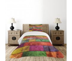 Rainbow Timber Art Bedspread Set