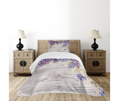 Lilac Flowers Bouquet Bedspread Set
