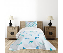 Jumping Mammals Bedspread Set