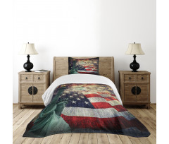 Fireworks 4th of July Bedspread Set