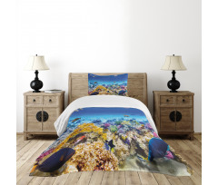 Ocean Corals Goldfish Bedspread Set