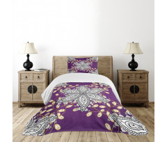 Vintage Floral Petals Bedspread Set