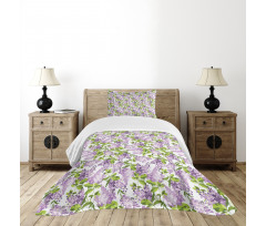 Botanic Spring Plants Bedspread Set