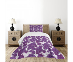 Allium Flower Petals Bedspread Set