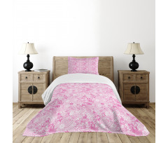 Paisley Leaves Bedspread Set