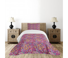 Flowers and Sun Bedspread Set